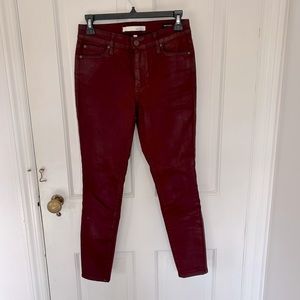 Ella moss High-rise Coated Jeans